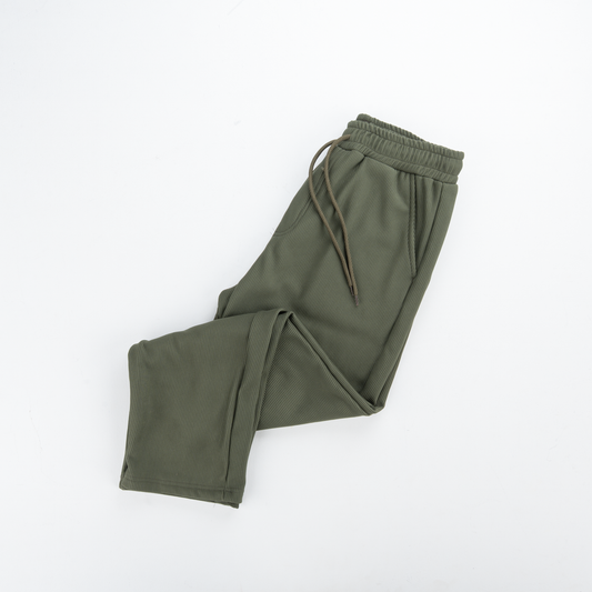 Ribbed cardigan pants